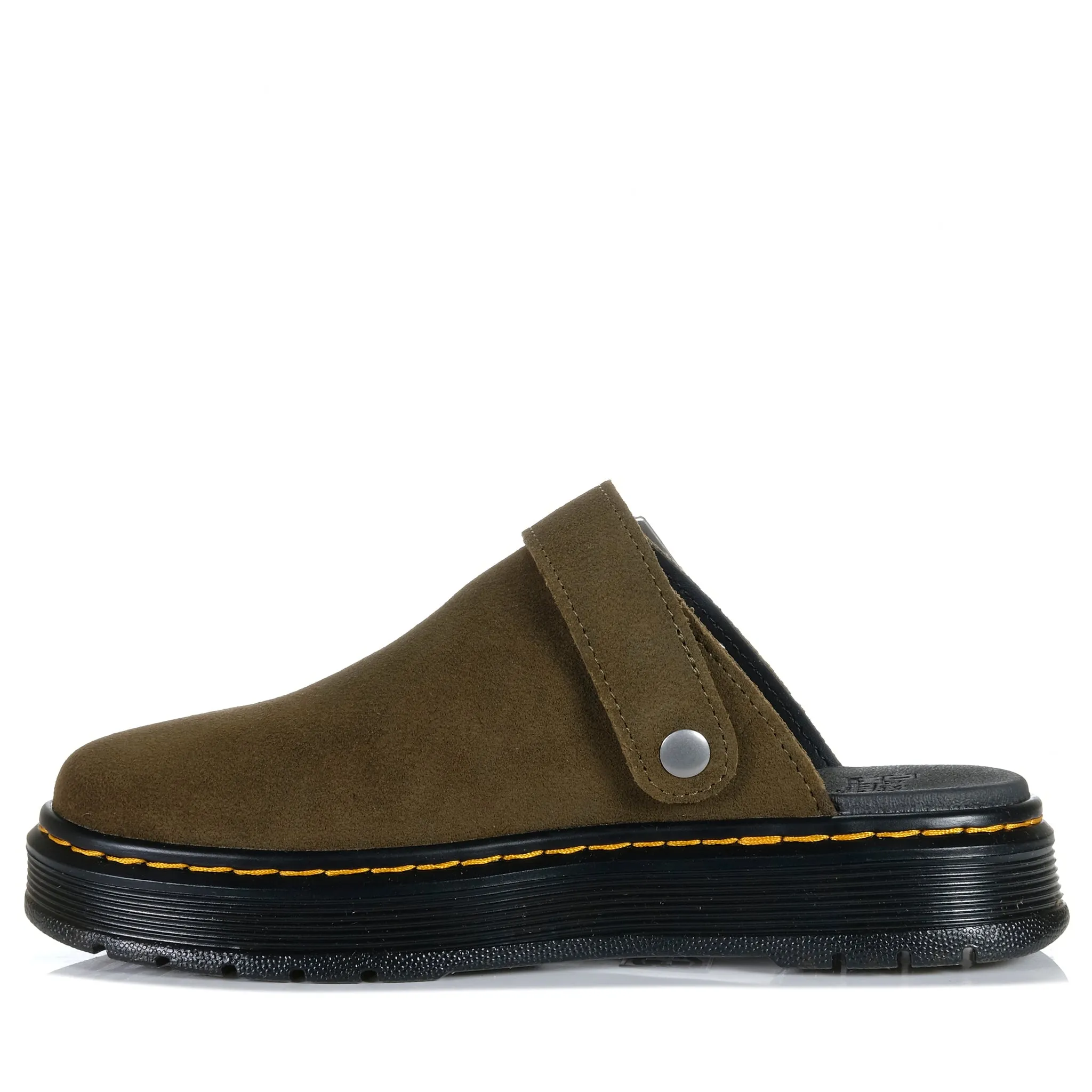 Dr Martens Brookline Mule Bronx Suede Olive