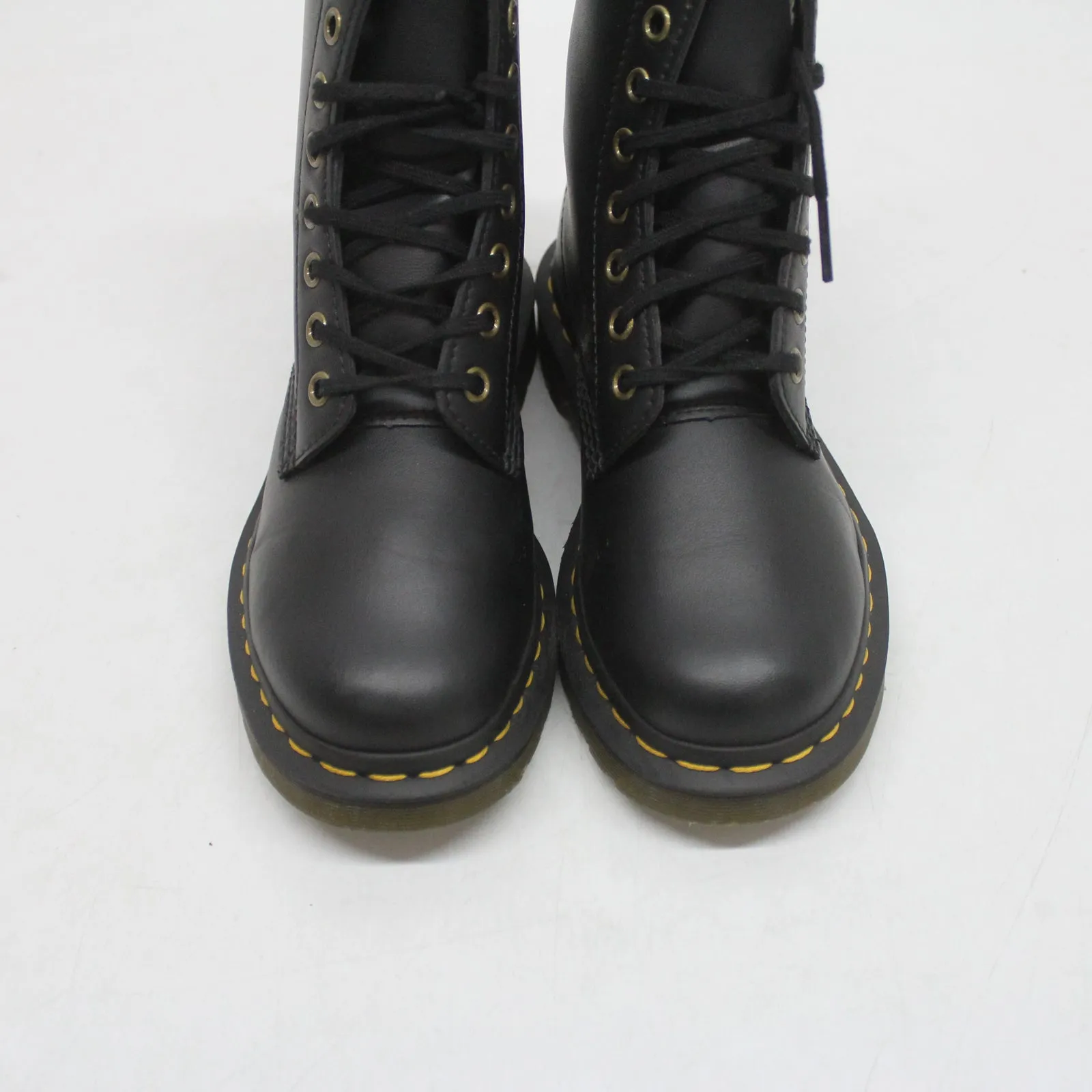 Dr. Martens Vegan 1460 Felix Rub Off 8 Eyelets Synthetic Leather Unisex Boots - UK 3 - US 5 Women / 4 Men - EU 36