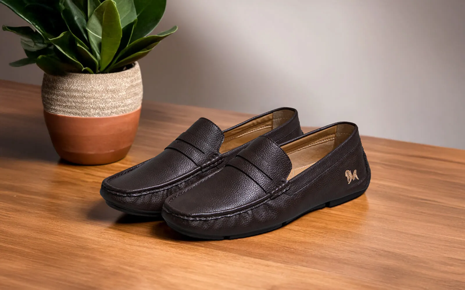 Dress Loafers : Brown