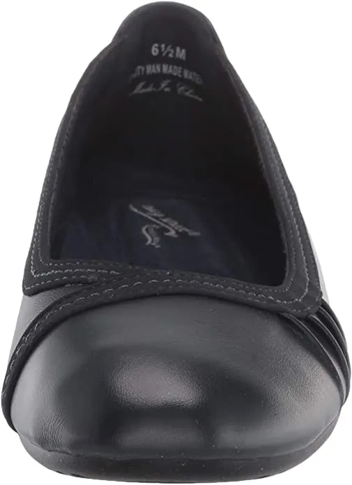 Easy Street womens Ballet Flat, Navy, 5.5 US
