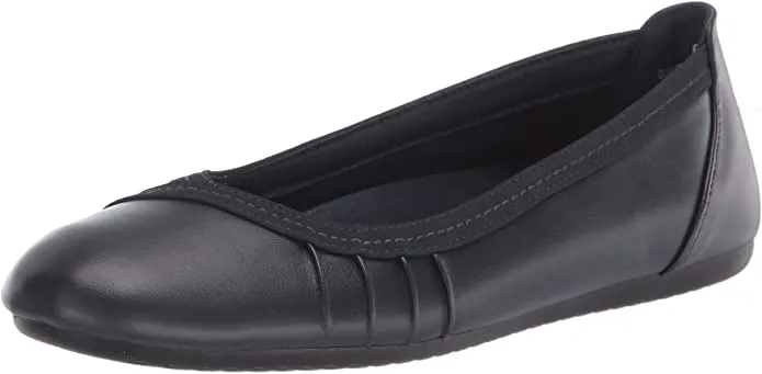 Easy Street womens Ballet Flat, Navy, 5.5 US