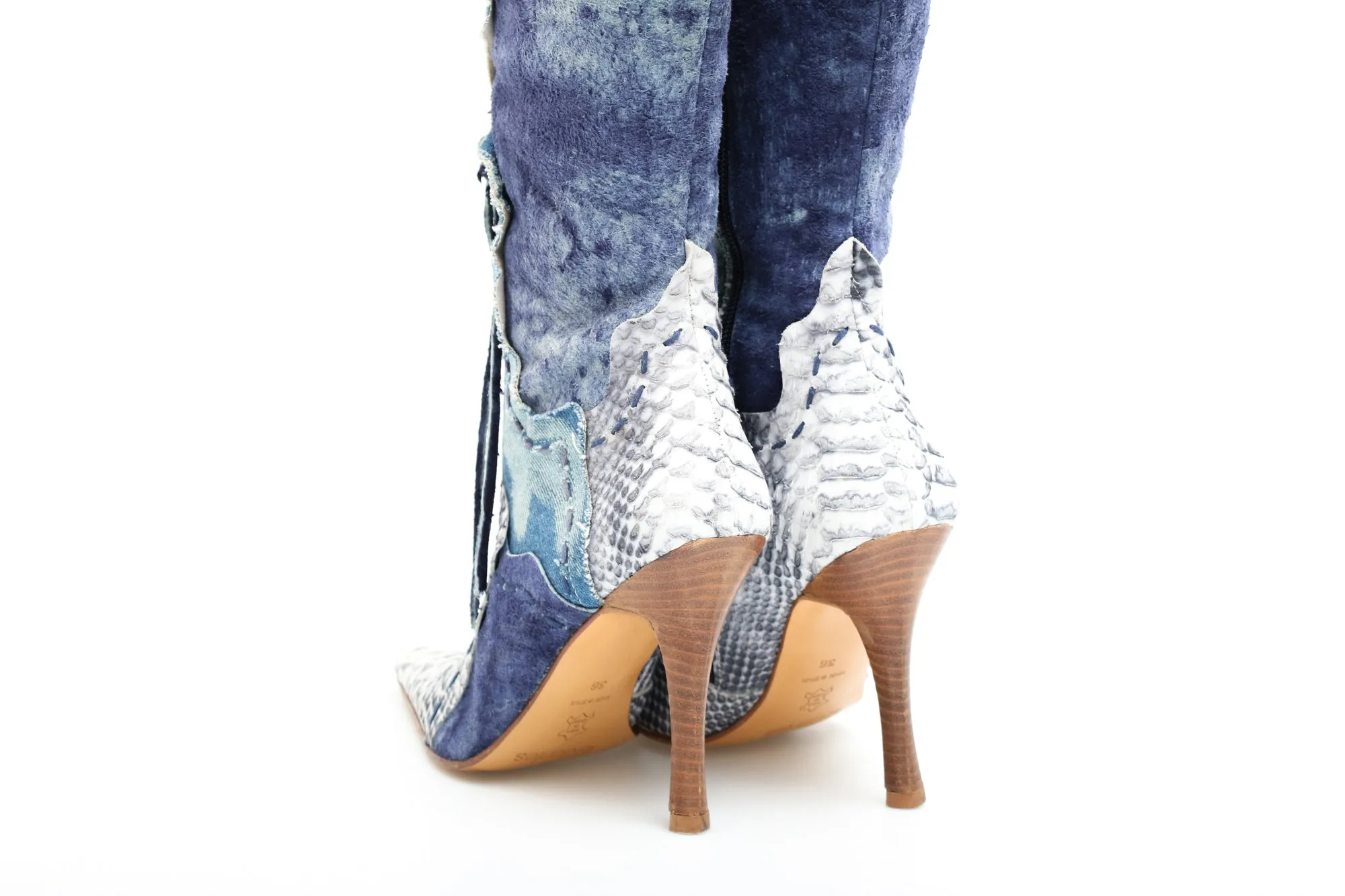 El Dante's Denim Boots
