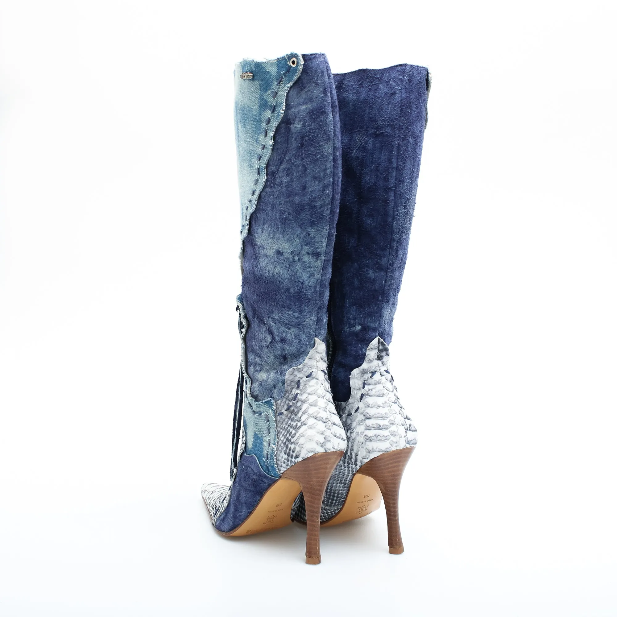 El Dante's Denim Boots