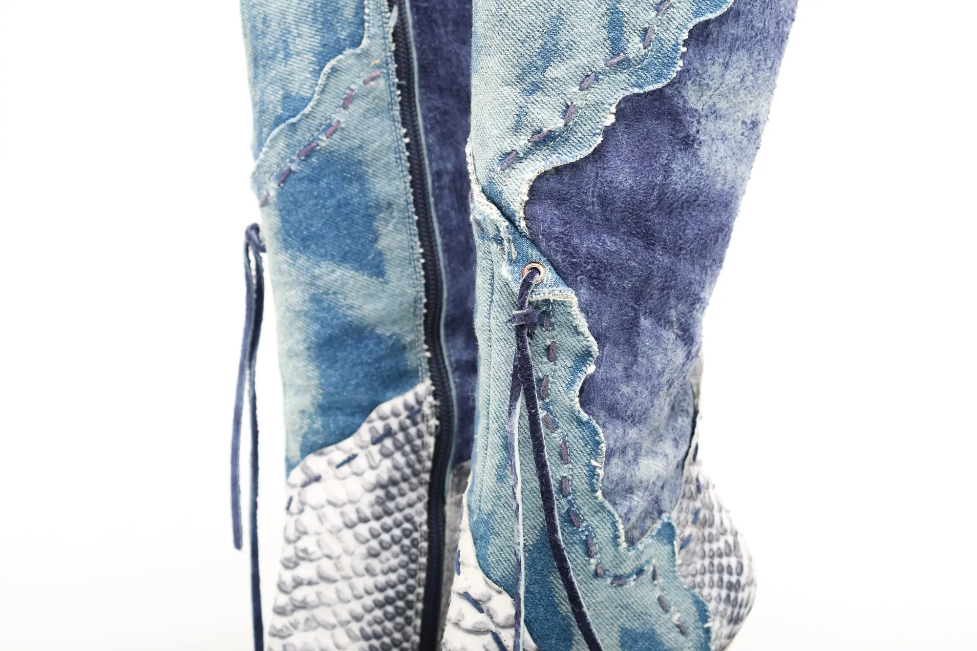 El Dante's Denim Boots