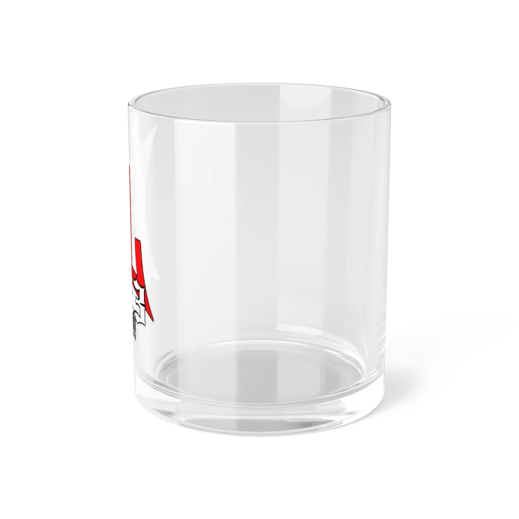 EL423 Red Bold Bar Glass