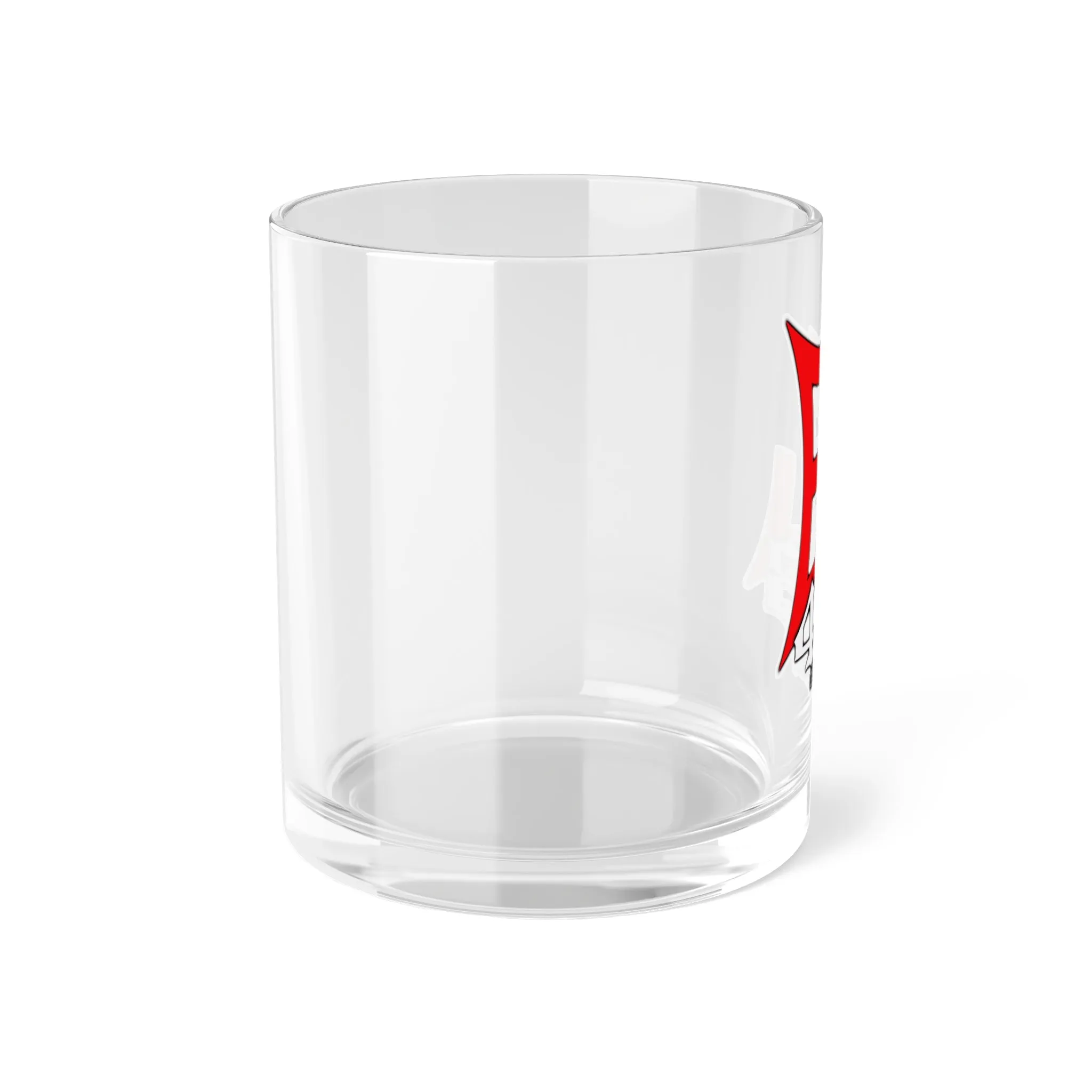 EL423 Red Bold Bar Glass