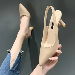 Elegant Pointed Toe High Heels for Women