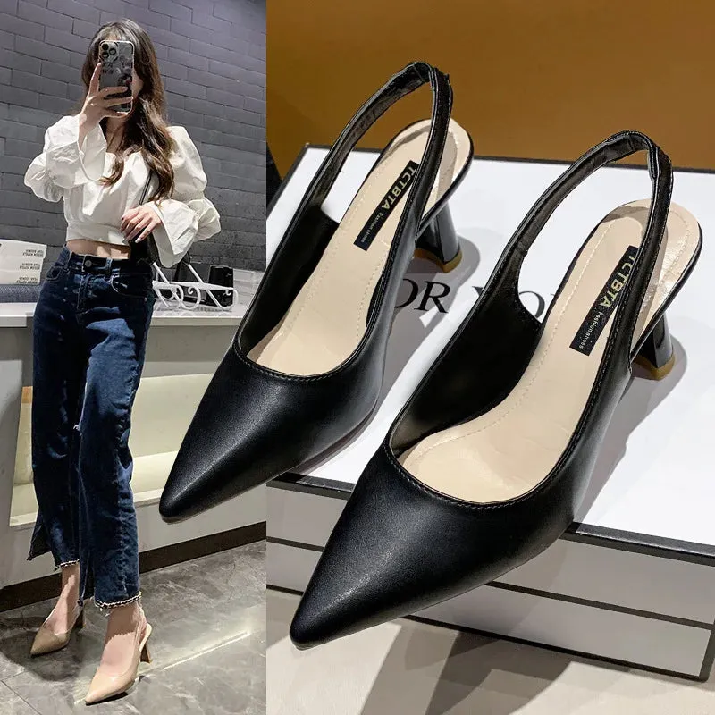 Elegant Pointed Toe High Heels for Women