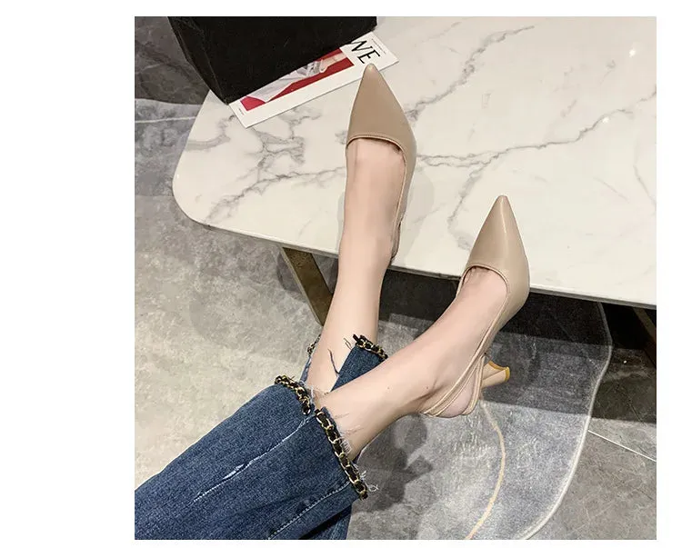 Elegant Pointed Toe High Heels for Women