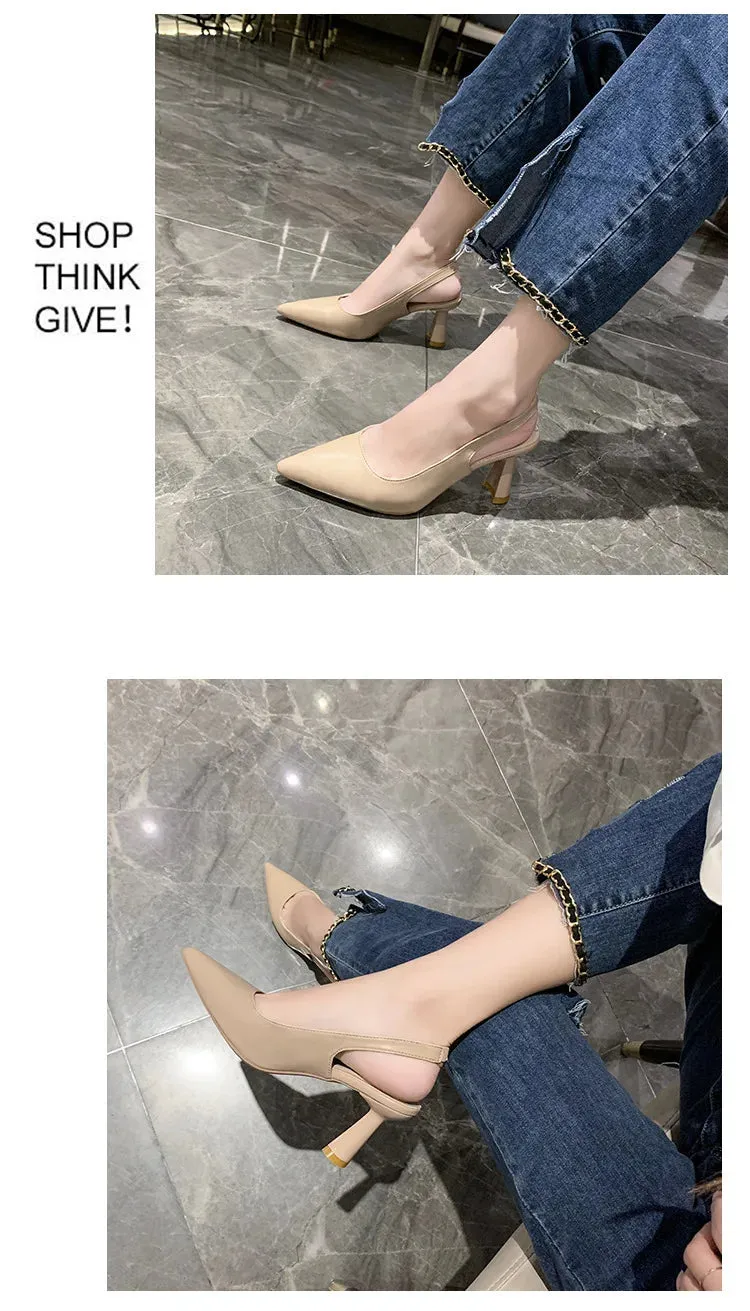 Elegant Pointed Toe High Heels for Women