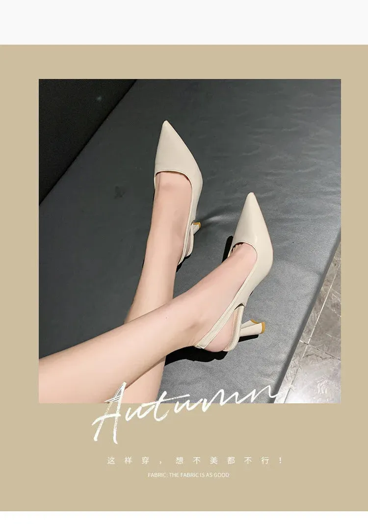 Elegant Pointed Toe High Heels for Women