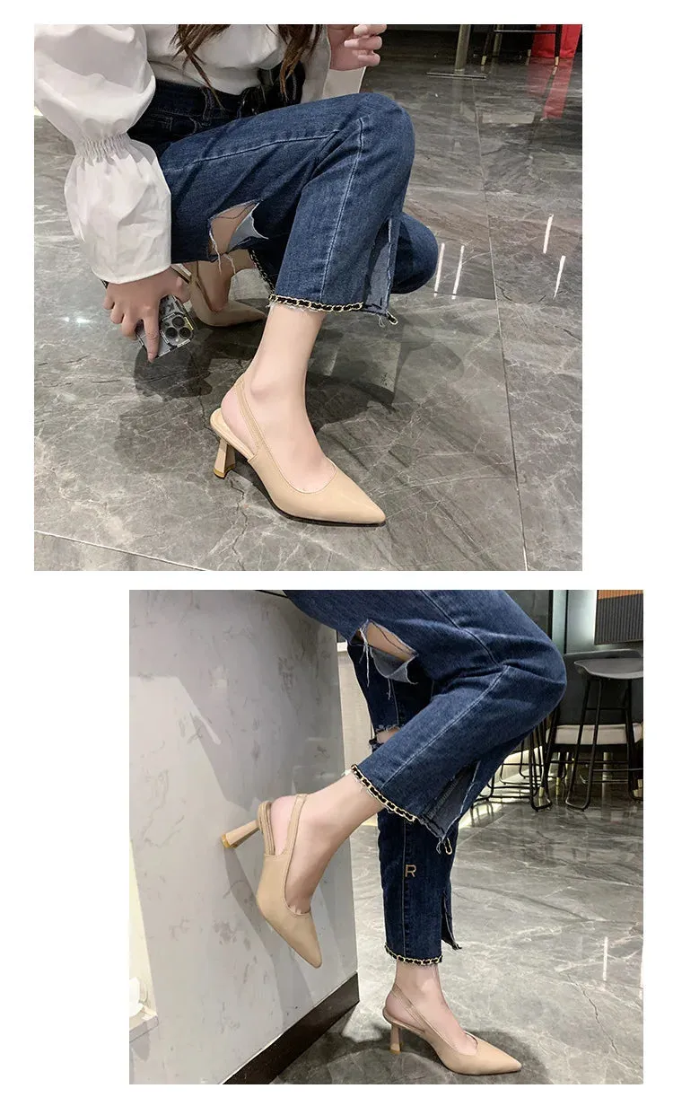 Elegant Pointed Toe High Heels for Women