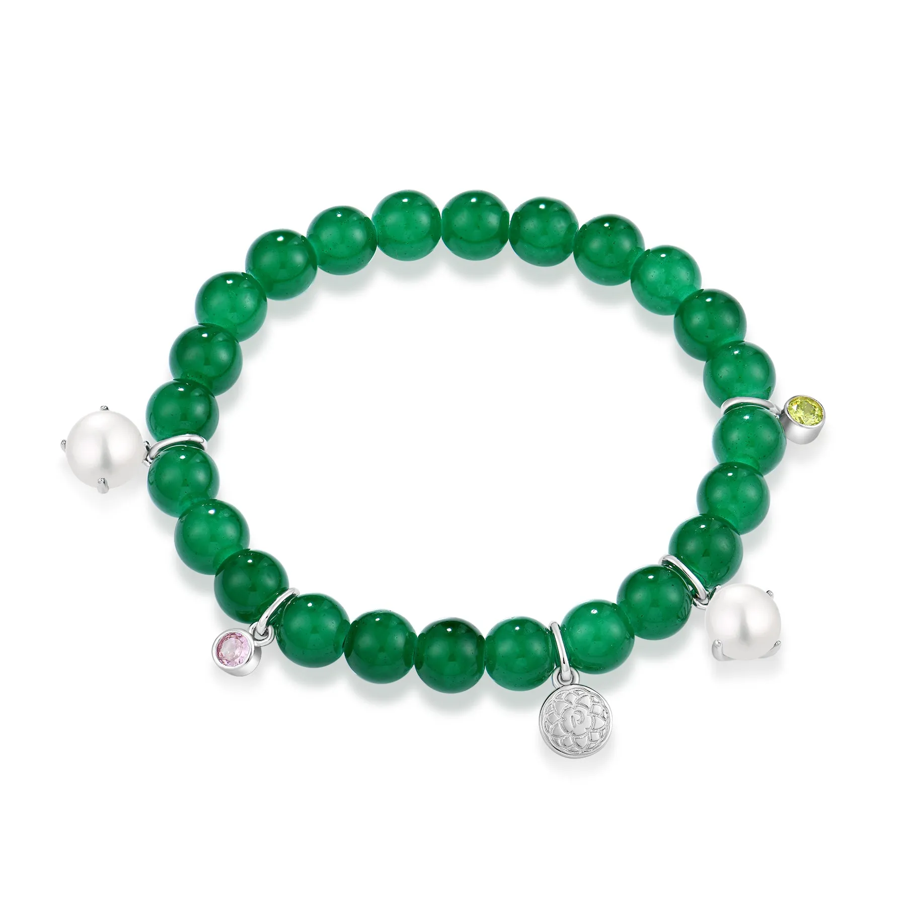 EMERALD GLEAM STRETCH BRACELET