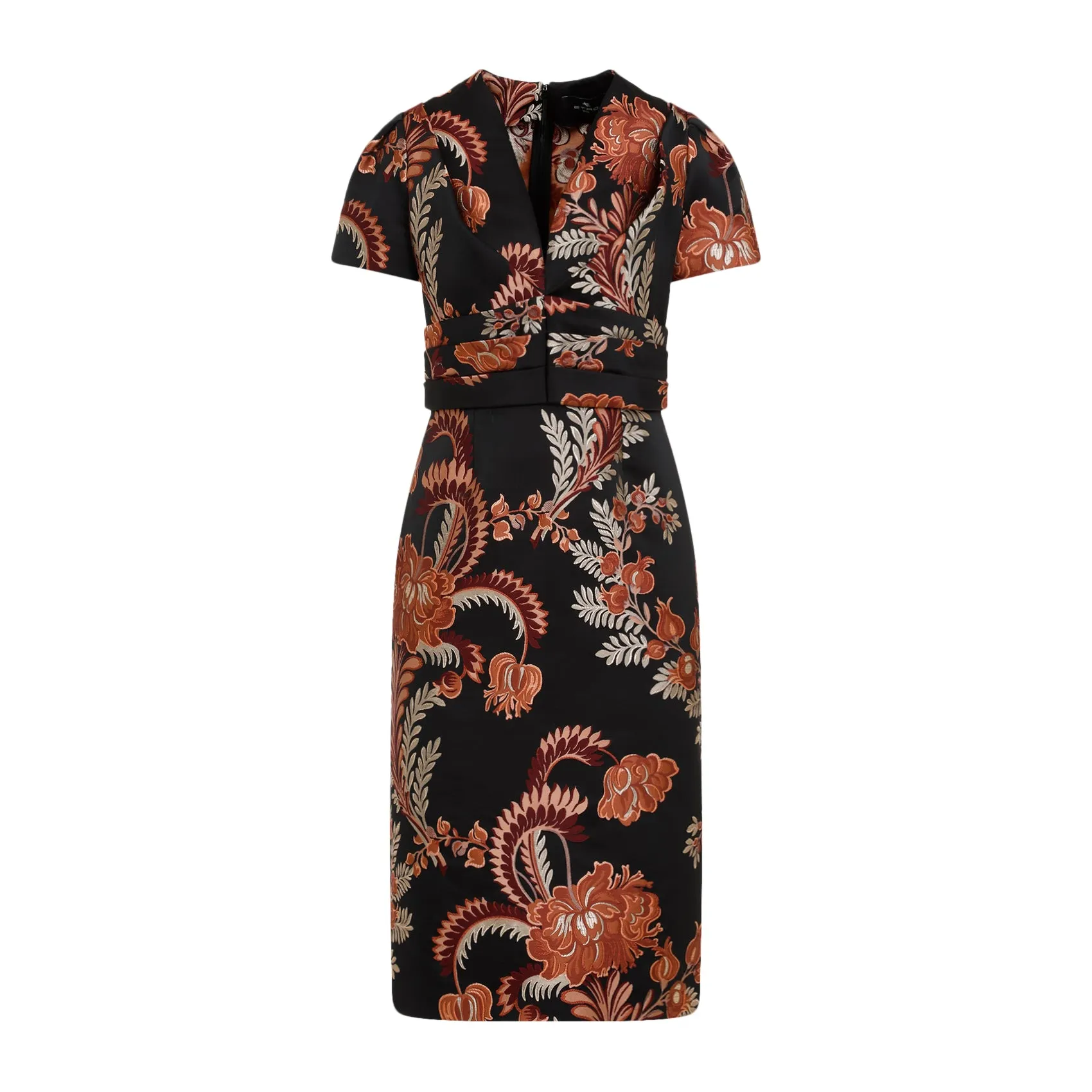 ETRO Elegant Jacquard Midi Dress