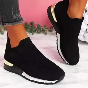 Fashion Platform Women's Sport Shoes  Casual Breathable Outdoor Running Shoes Slip-on Vulcanize Sneakers
