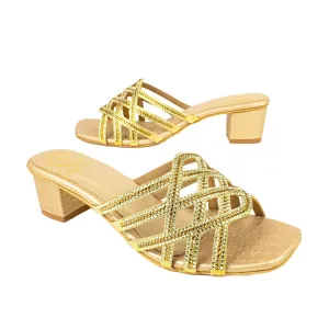 Fiona Heels S52H - Gold Two Tone