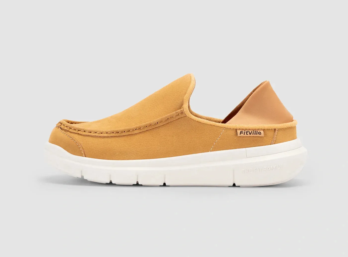FitVille Men's Flex Moccasin Slippers V1 by FitVille