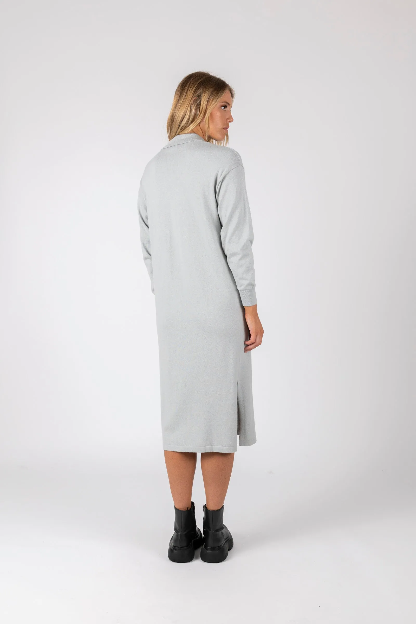 Freya Knit Dress - Sea Salt