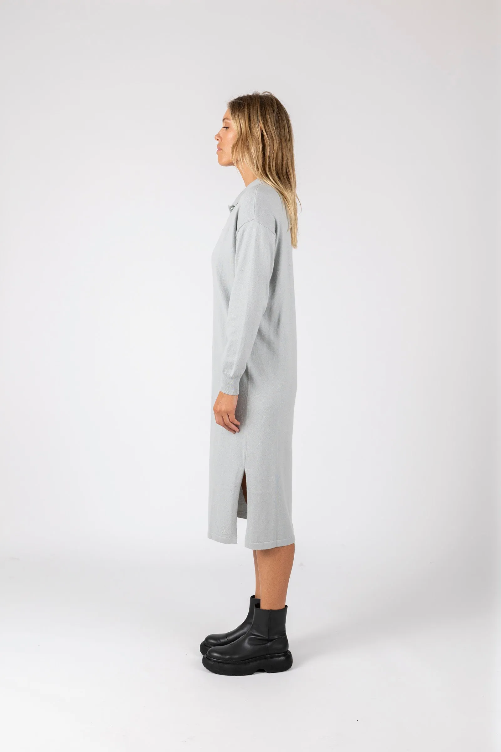 Freya Knit Dress - Sea Salt