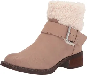 Gentle Souls by Kenneth Cole Women's Best Slit Moto Cozy, Mushroom, 6.5