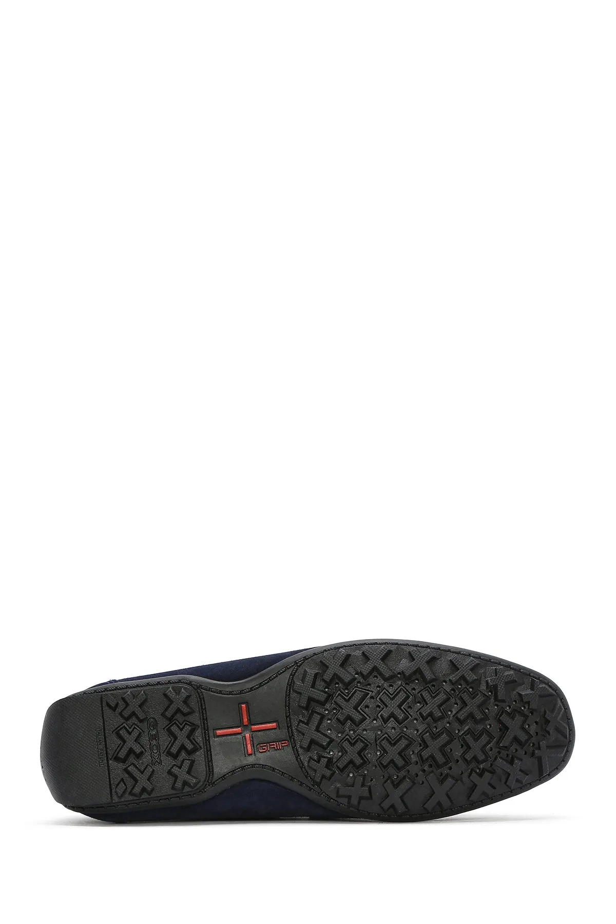 Geox Erkek Lacivert Kosmopolis   Grip Süet Deri Casual Loafer
