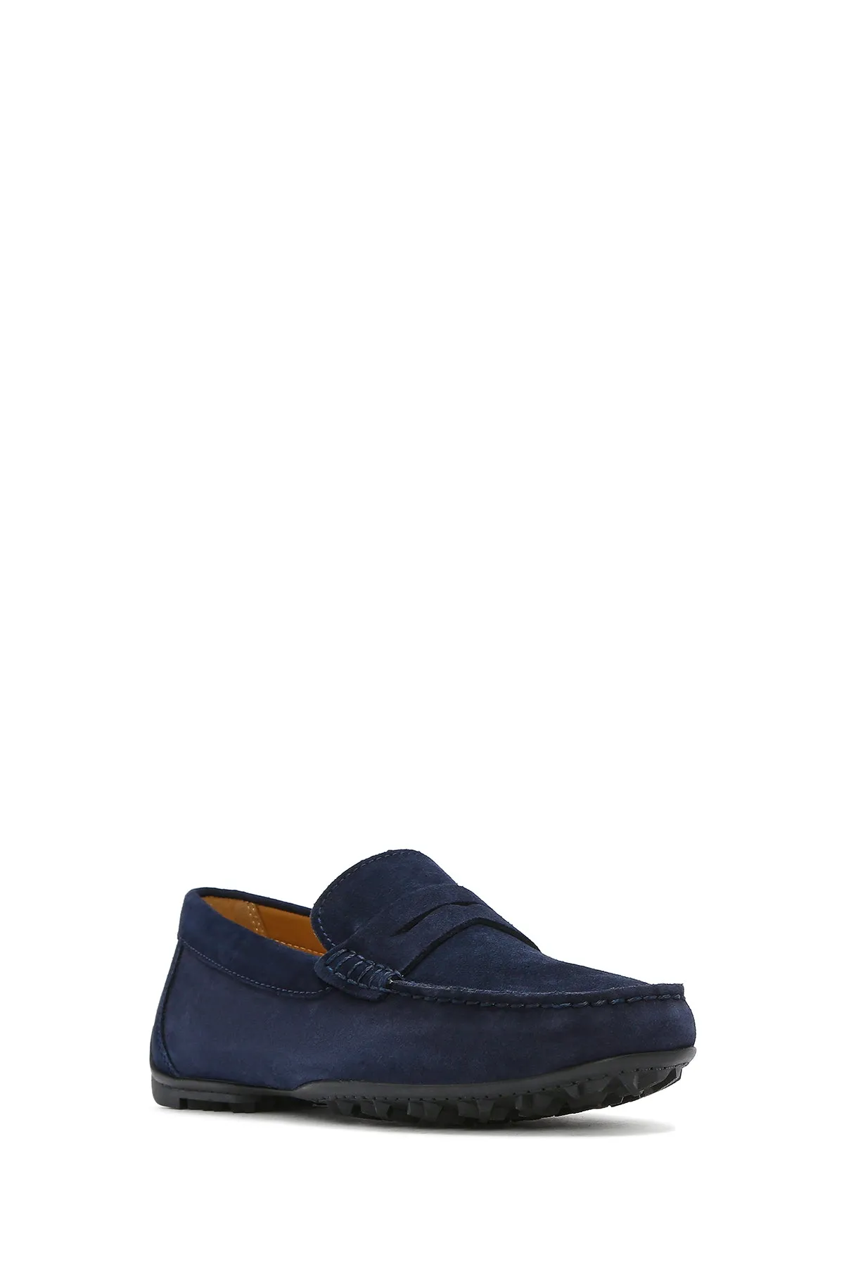 Geox Erkek Lacivert Kosmopolis   Grip Süet Deri Casual Loafer