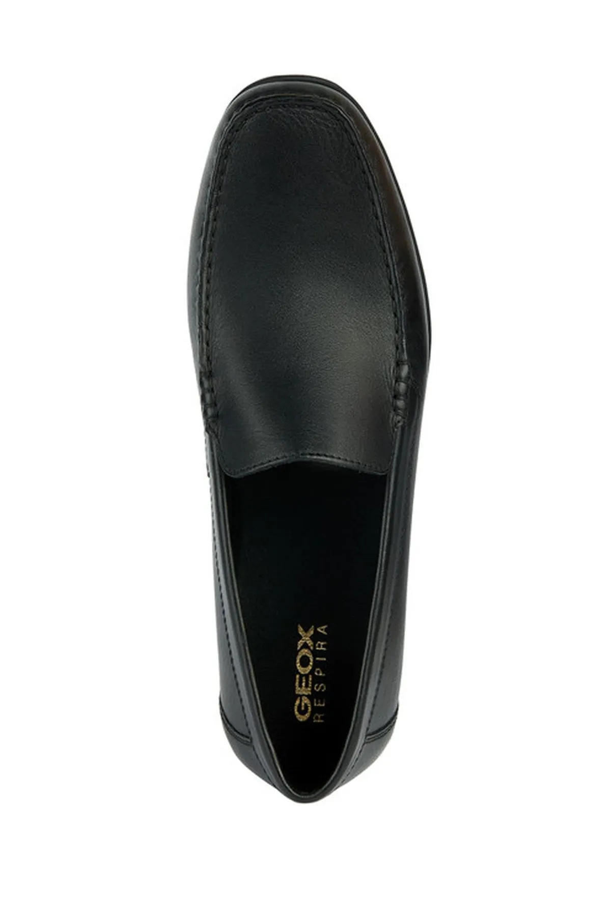 Geox Erkek Siyah Ascanio Deri Casual Loafer