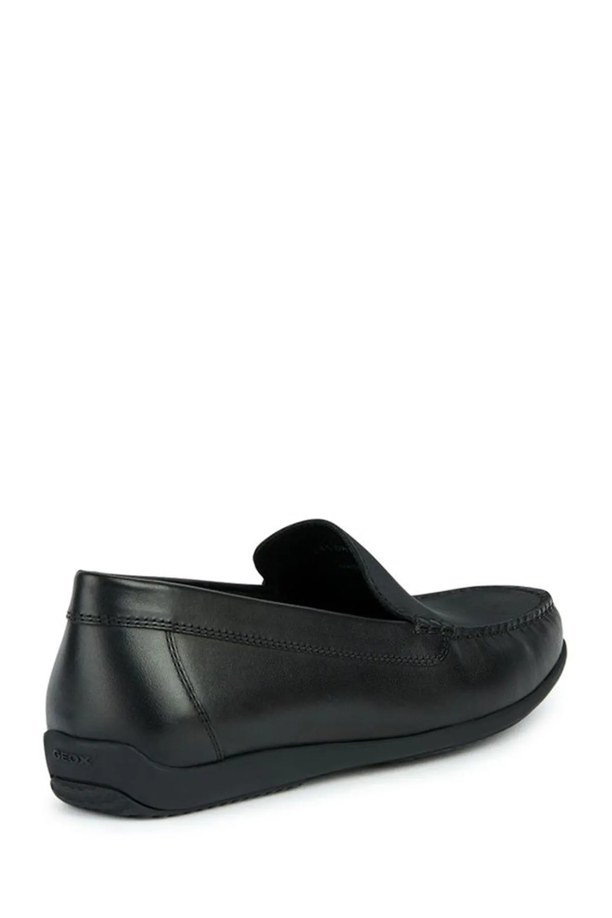 Geox Erkek Siyah Ascanio Deri Casual Loafer