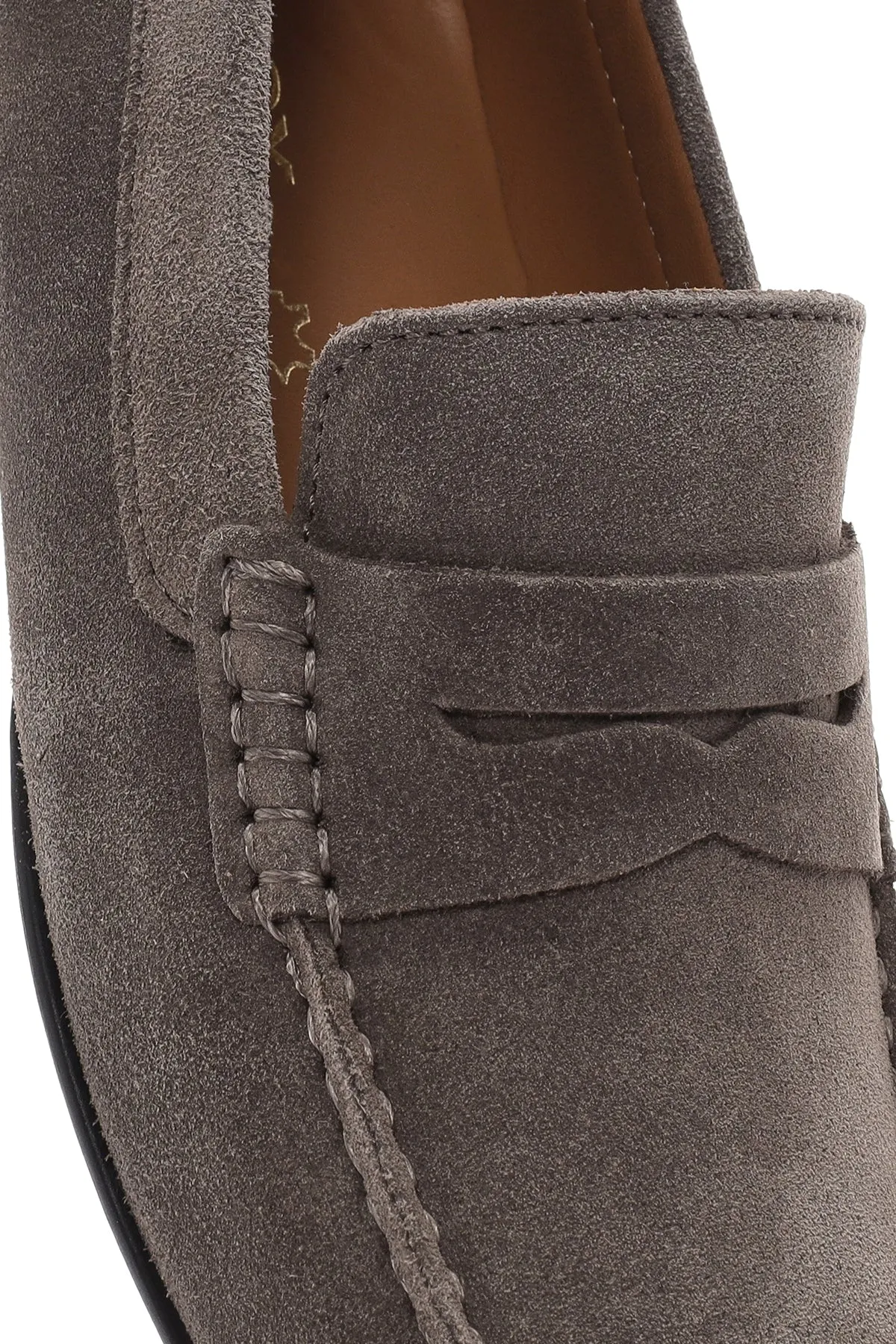 Geox Erkek Vizon Kosmopolis Süet Deri Casual Loafer