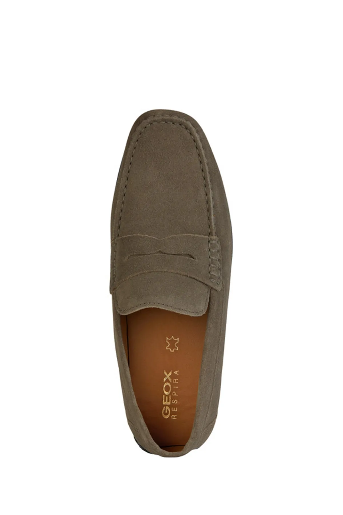 Geox Erkek Vizon Kosmopolis Süet Deri Casual Loafer