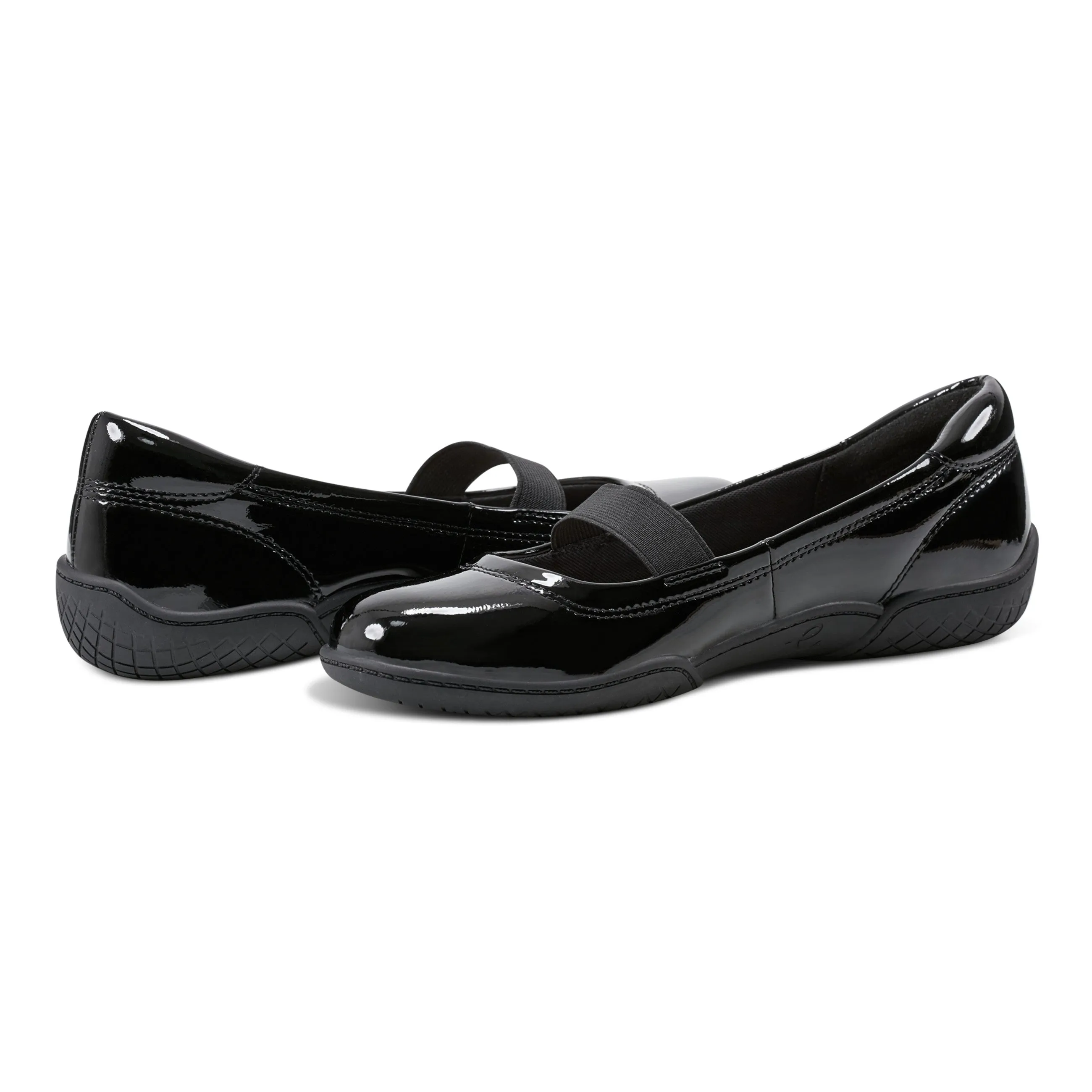 Golden Mary Jane Casual Ballet Flats