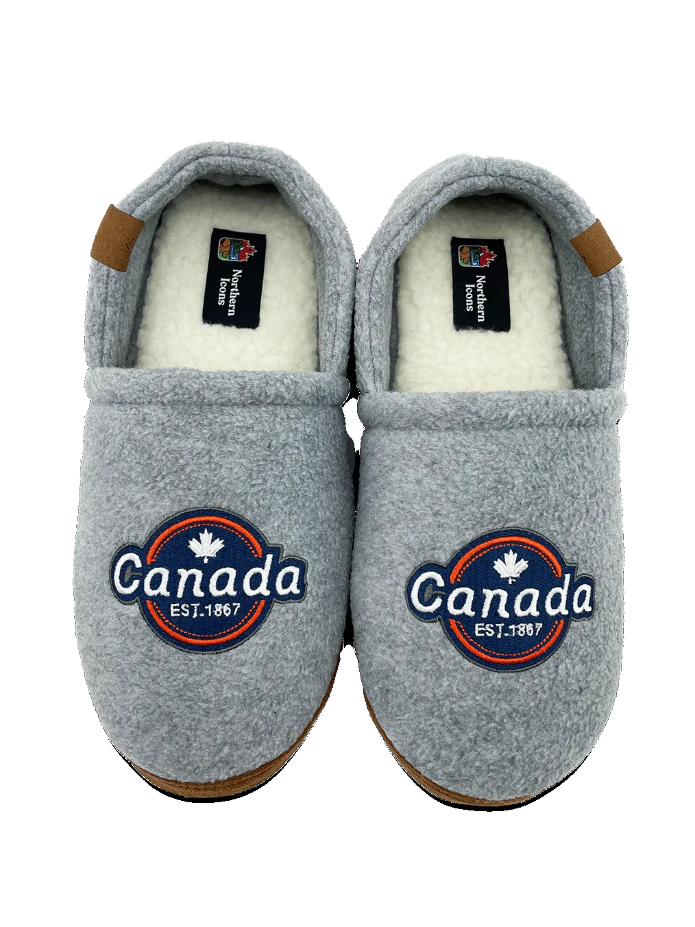 Heritage Canada Emblem Moccasin Slippers