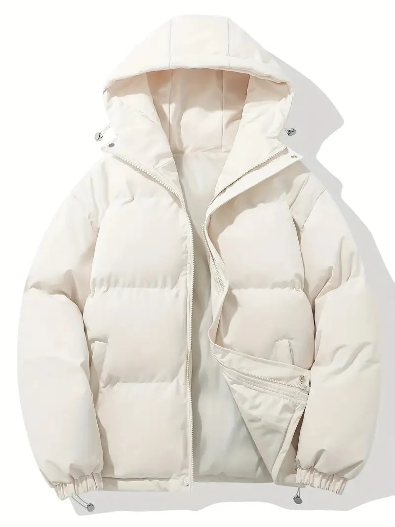 Hooded Puffer Jacket | Oversized Fit | Warm & Minimal