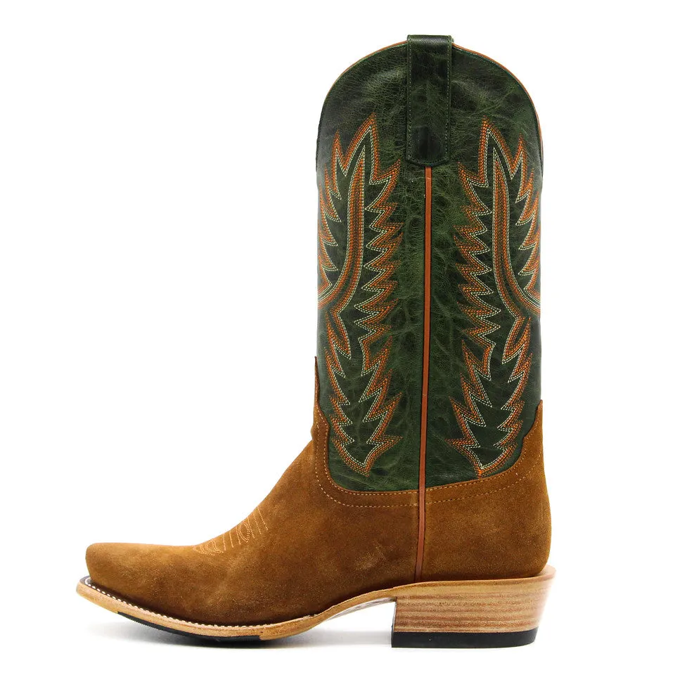 Horsepower Top Hand Tan Roughout Men's Boot