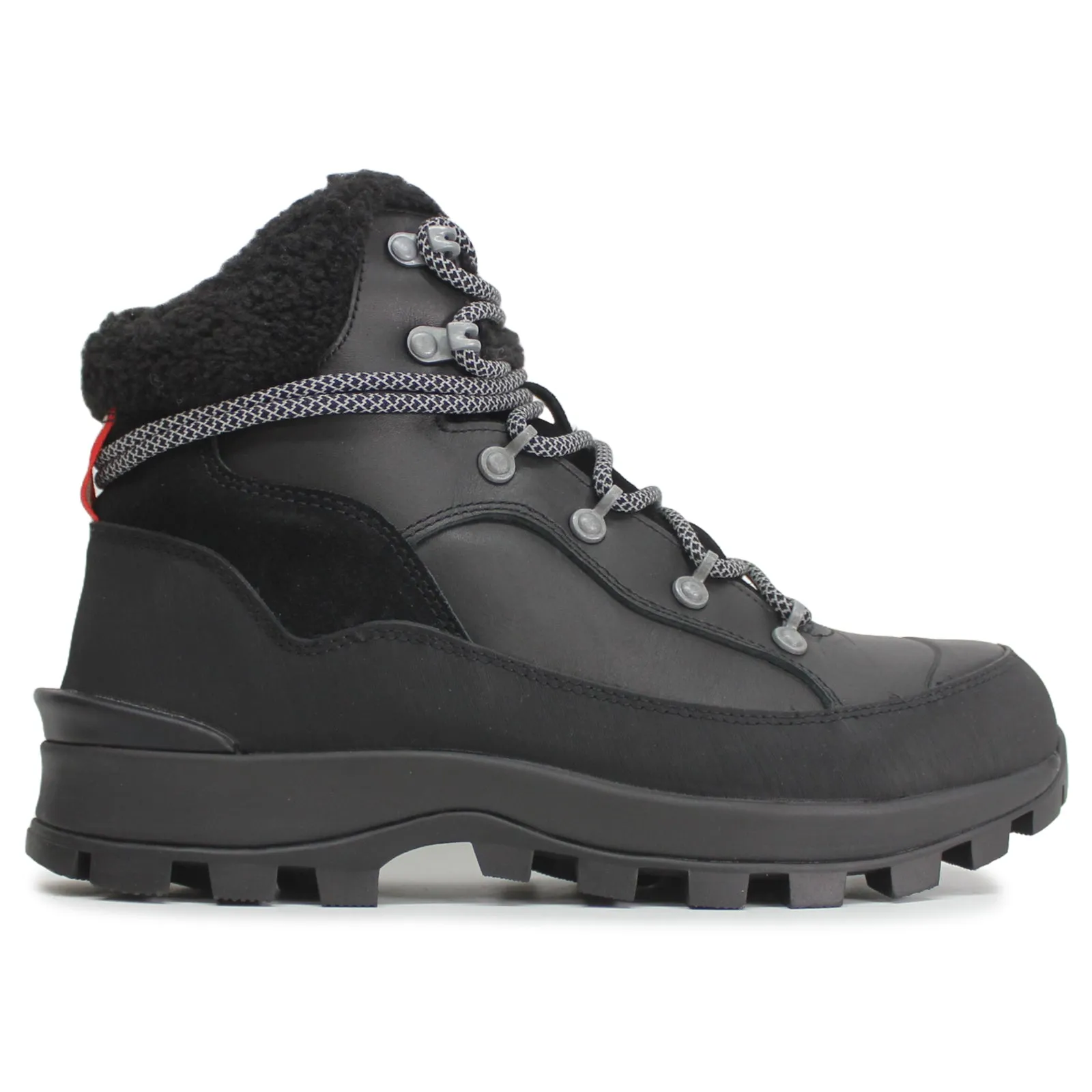 Hunter Explorer Mid Lace Leather Synthetic Women's Ankle Boots - UK 6 - US 8 Women - EU 39