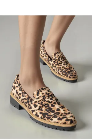Inello Lorien Leopard Print Loafers