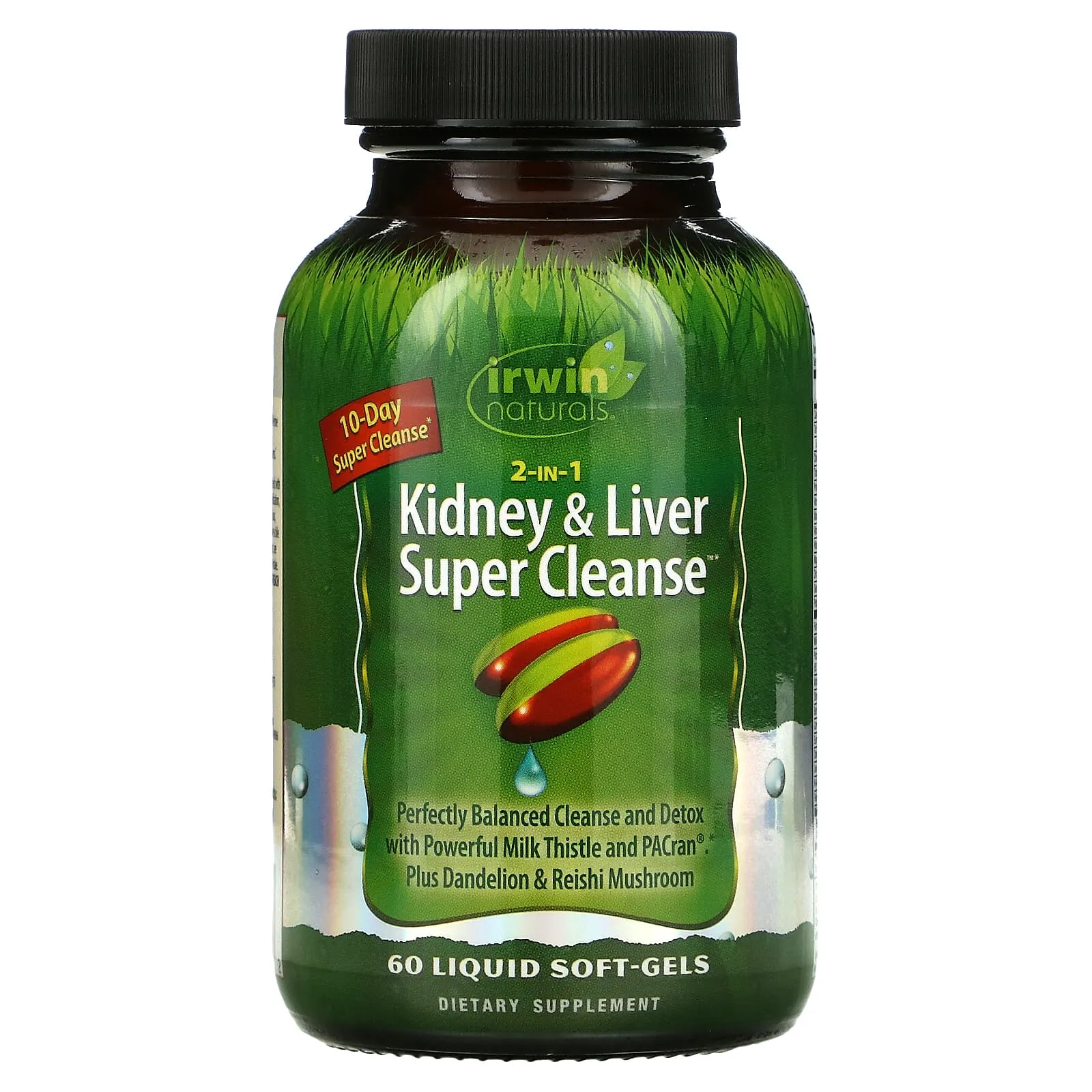 Irwin Naturals 2-in-1 Kidney & Liver Super Cleanse 60 Sgels