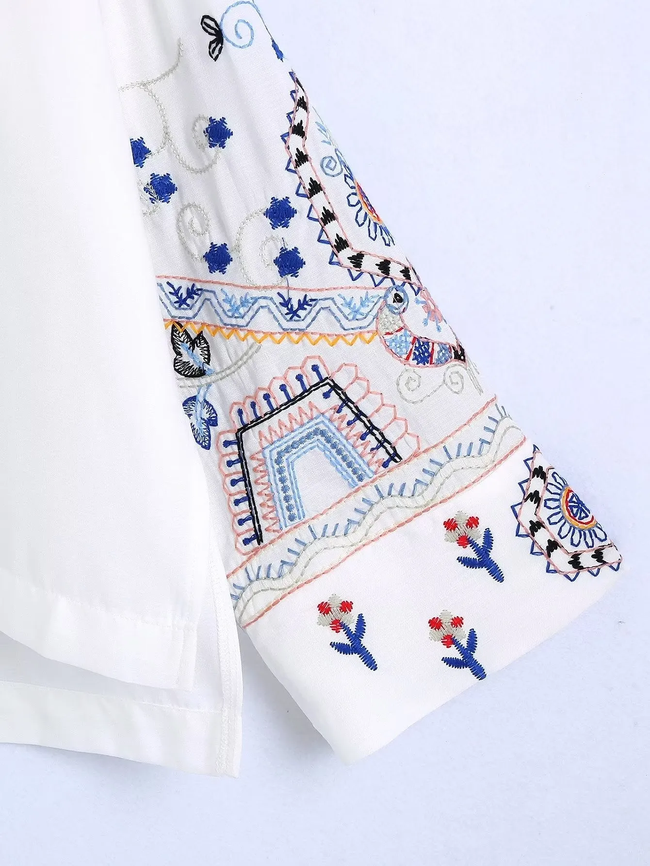 Isla Boho Embroidered Blouse