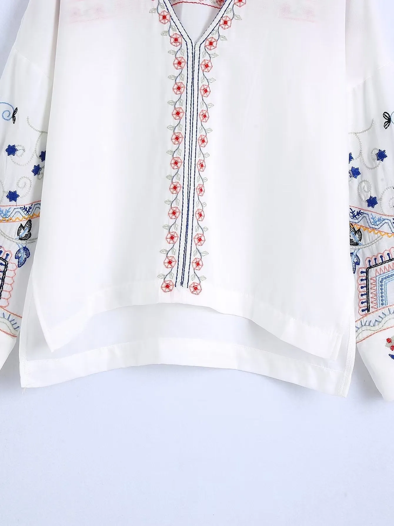 Isla Boho Embroidered Blouse