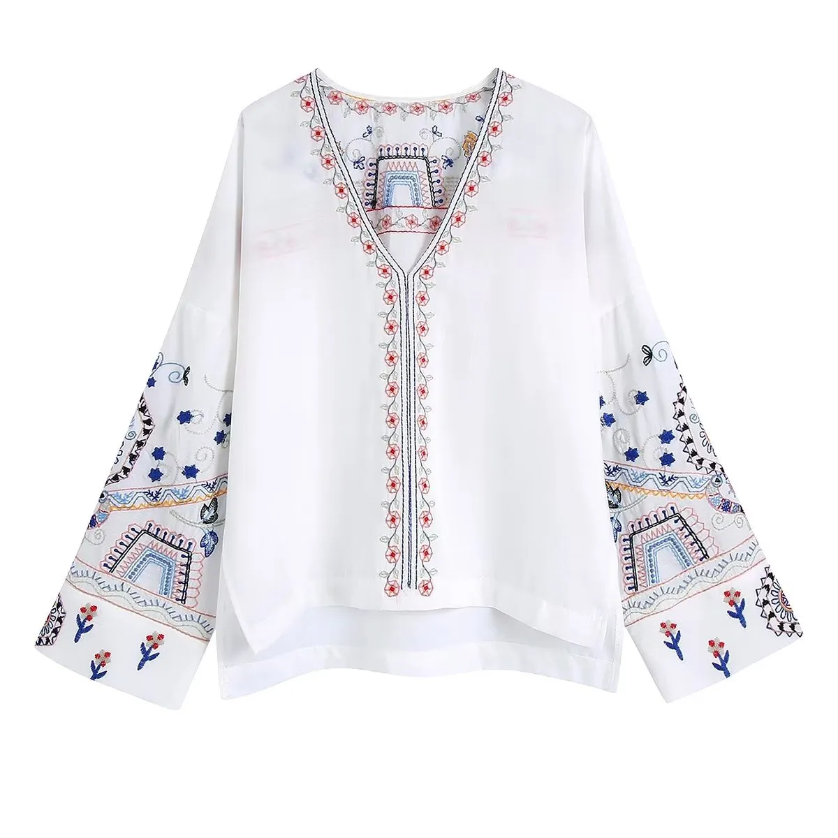 Isla Boho Embroidered Blouse