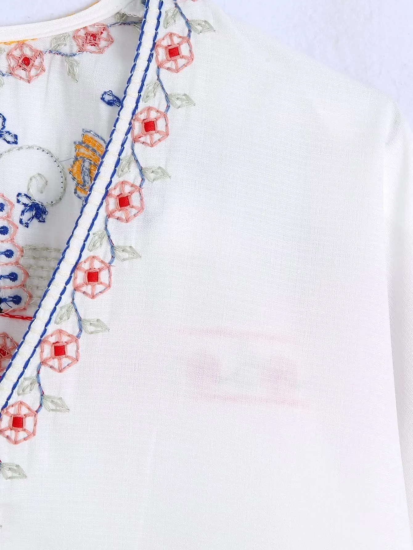 Isla Boho Embroidered Blouse
