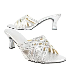 Jamilah Heels S137H - Silver