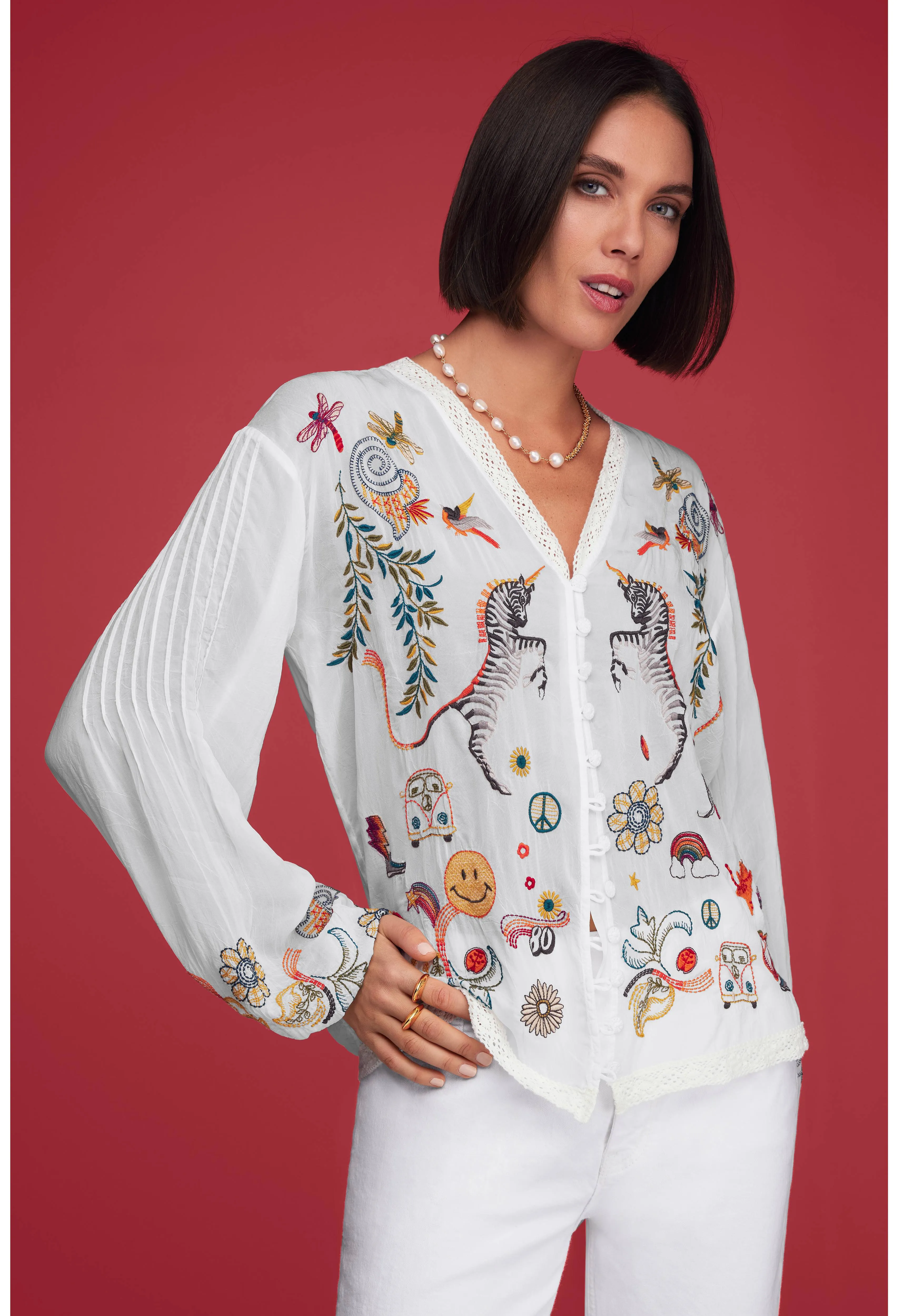Johnny Was Helen Blouse
