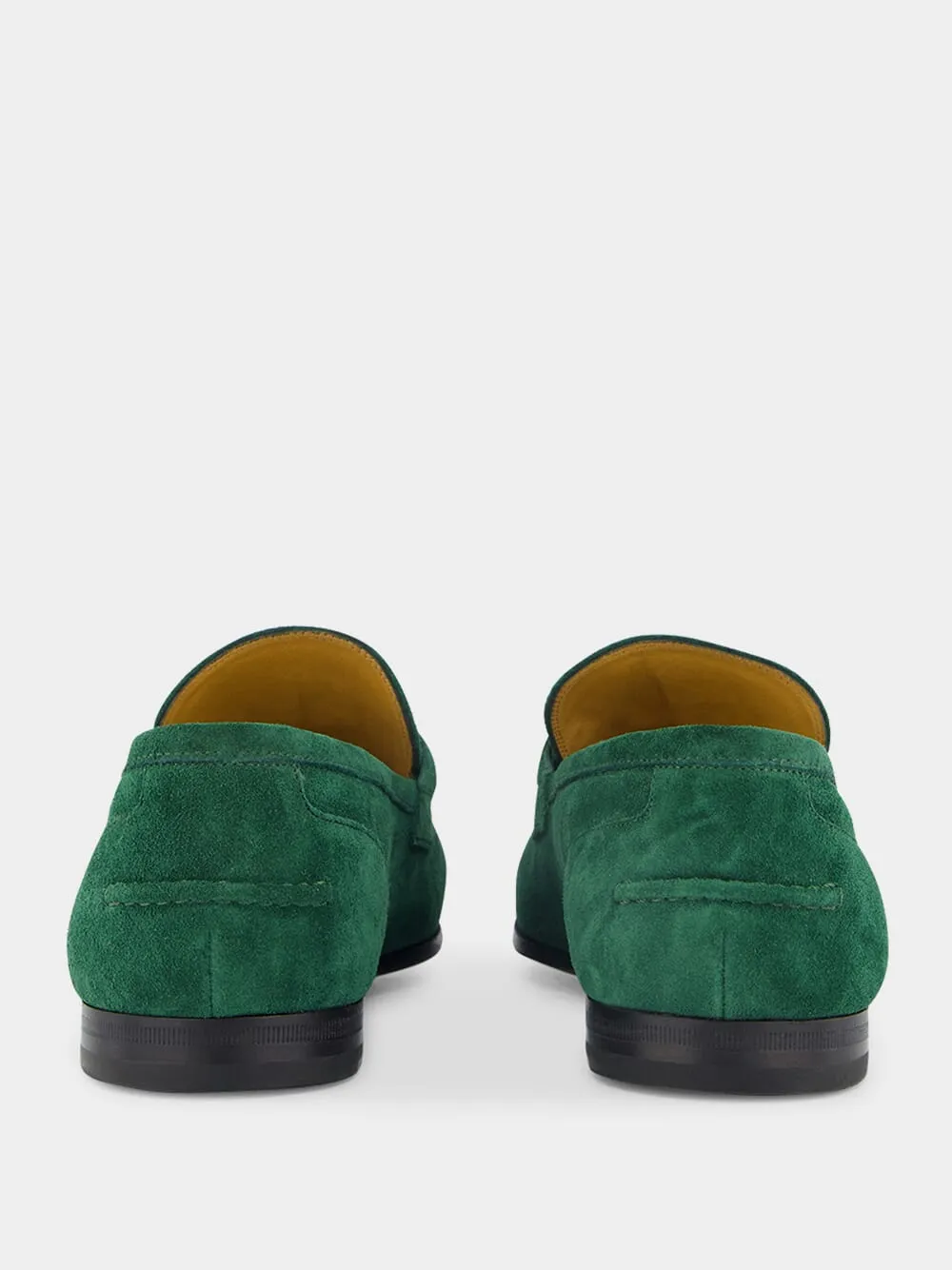 Jordaan Green Suede Loafers
