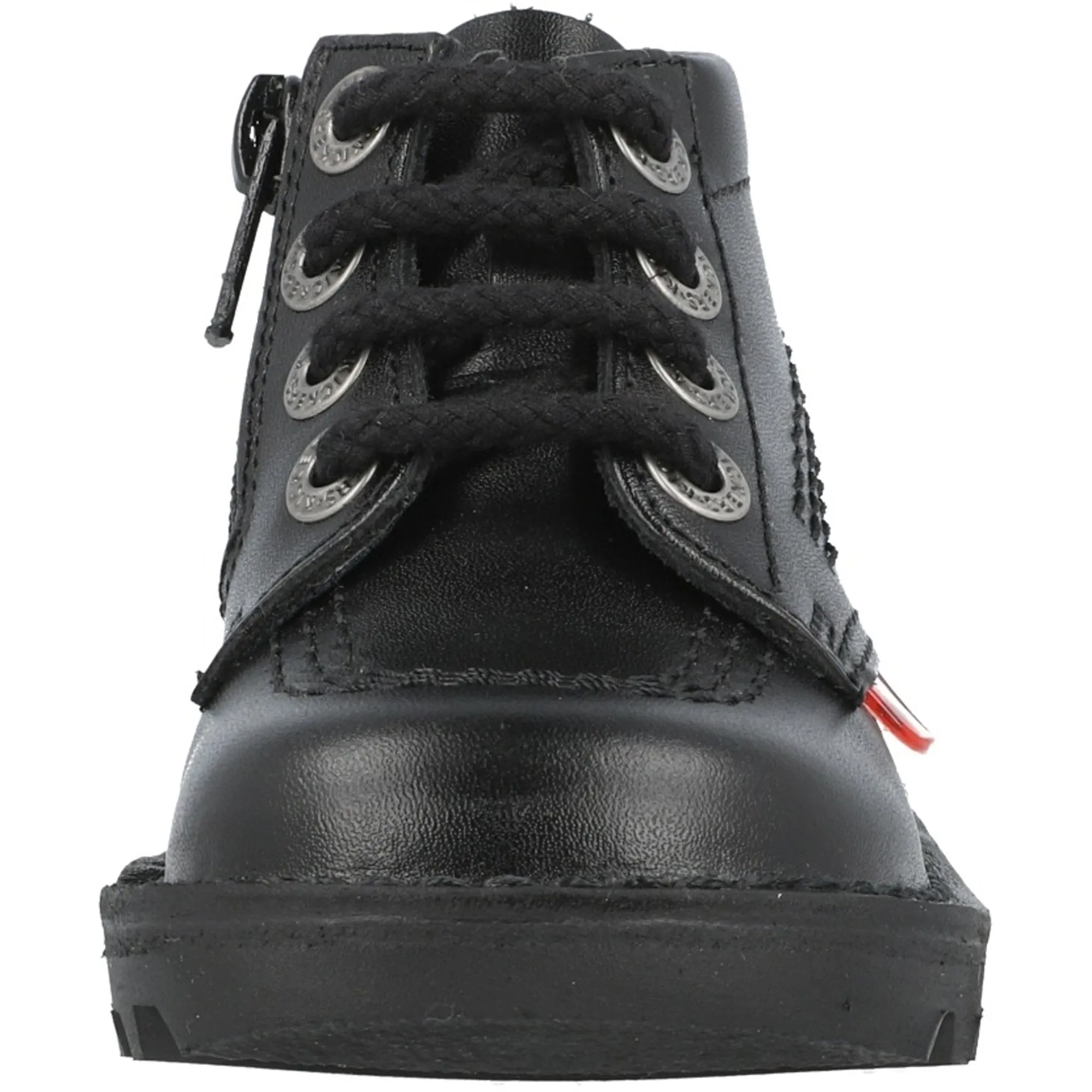 Kickers Kick Hi Zip Black Kids Shoes