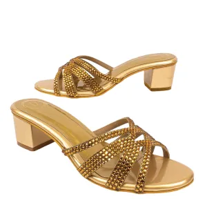 Layal Heels S87H - Gold