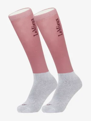 LeMieux AW23 Competition Socks Orchid - Large (UK 8 - 12)