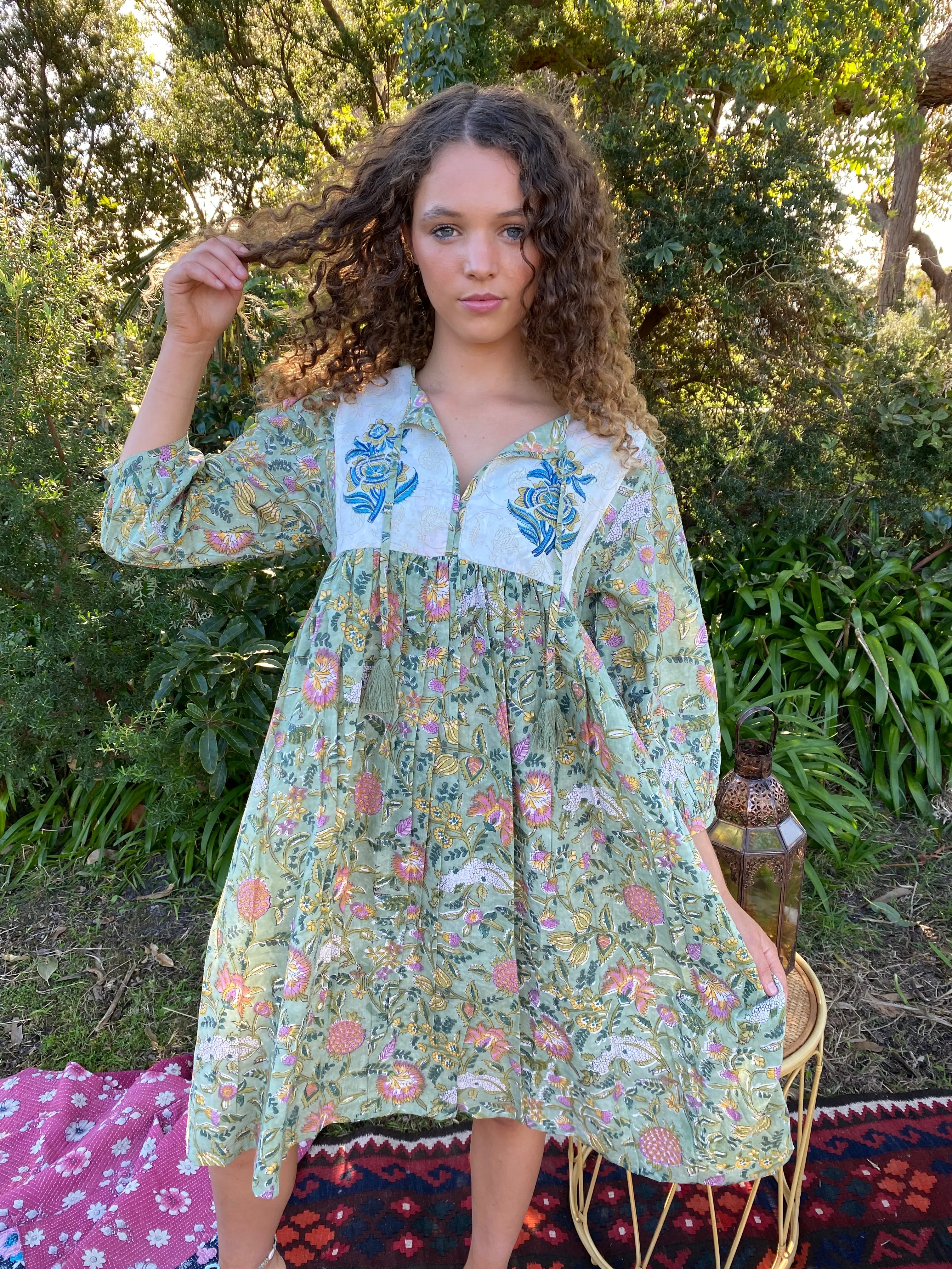 Lilly Dress ~ Moss
