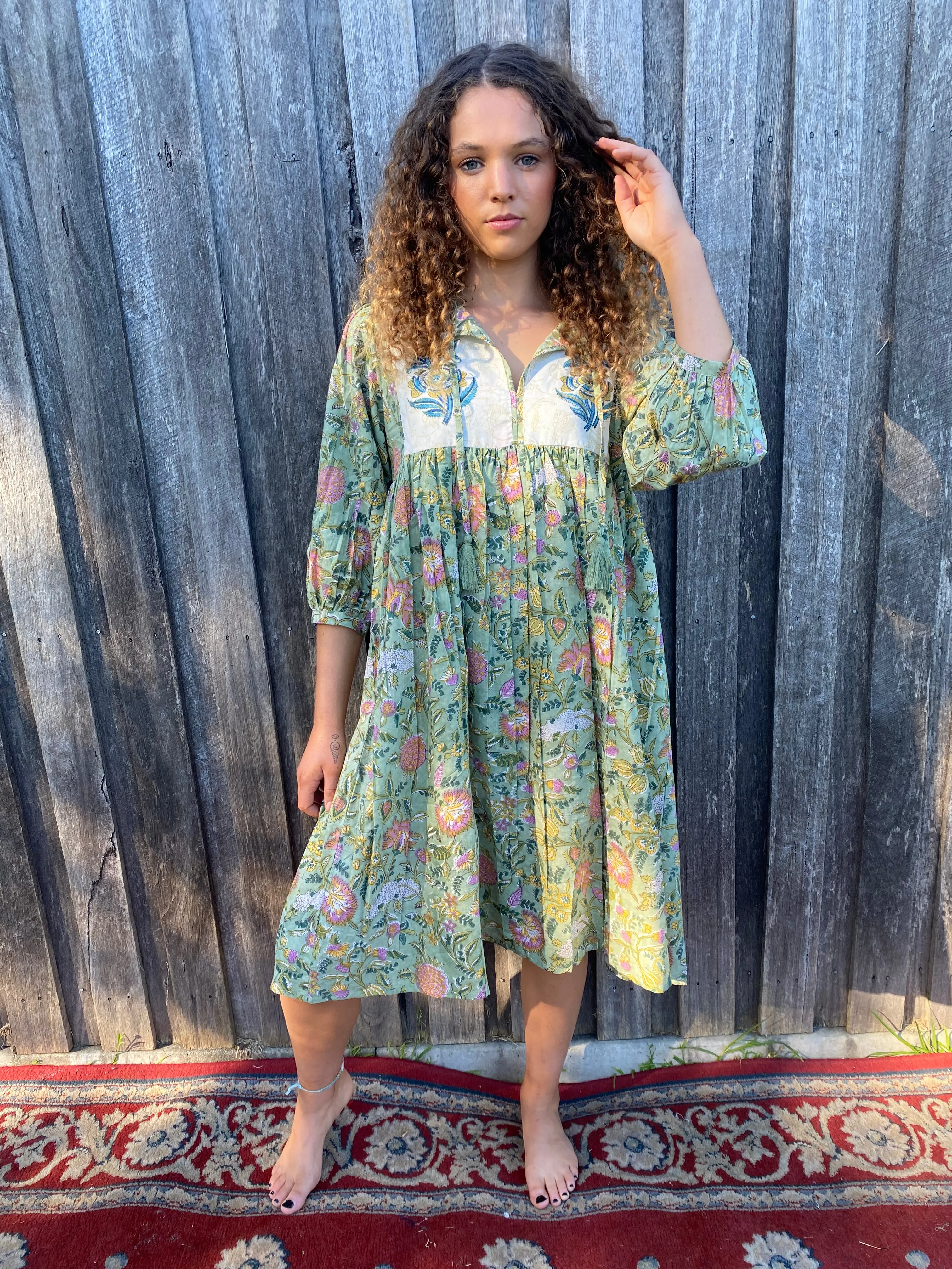 Lilly Dress ~ Moss