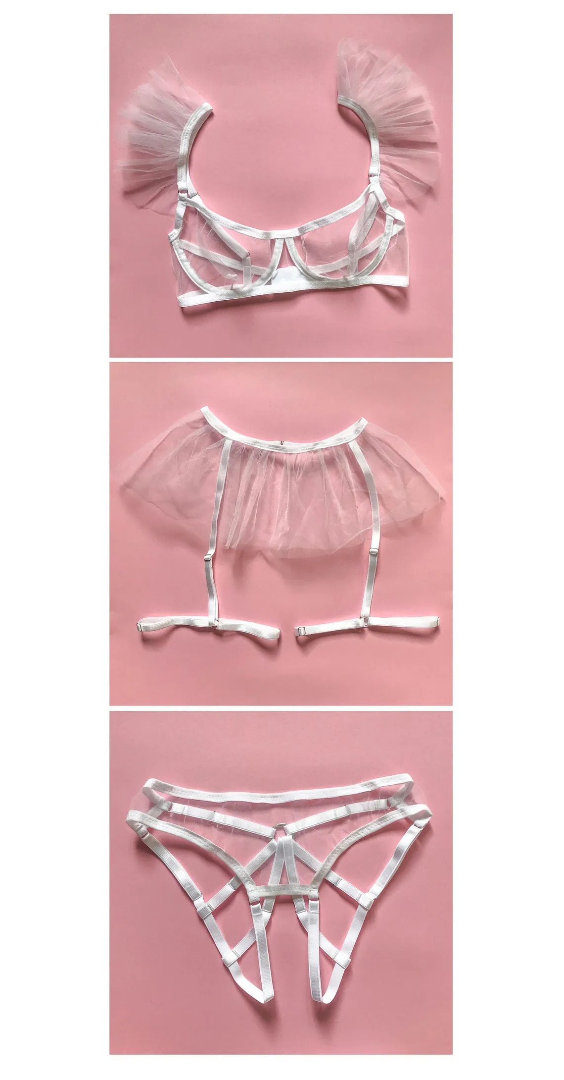 Lingerie set "Dea White"
